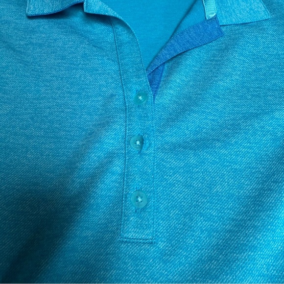 Nike Golf Tour Performance two tone Blue Polo Shirt dri fit size small - Picture 2 of 9